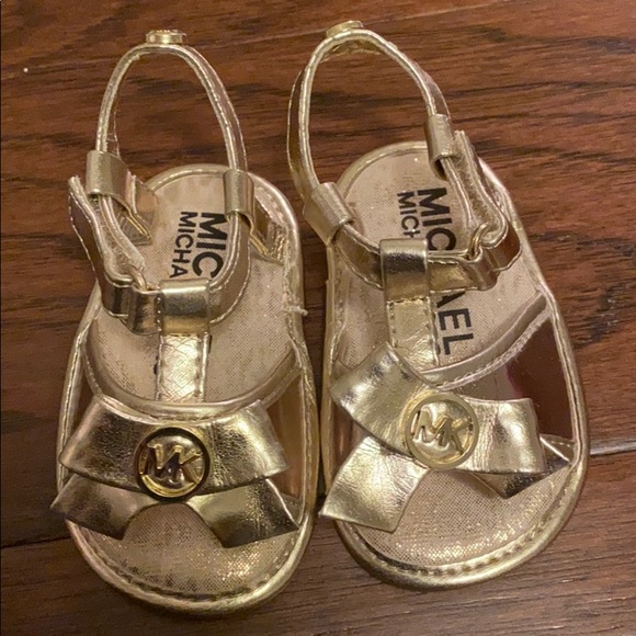 michael kors infant sandals